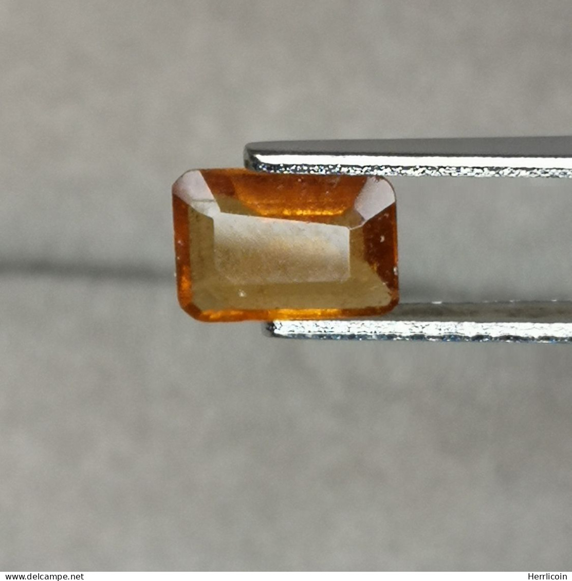 Grenat Hessonite Naturel Du Sri Lanka - Octogone 0.90 Carat - 6.8 X 4.9 X 2.4 Mm - Other & Unclassified