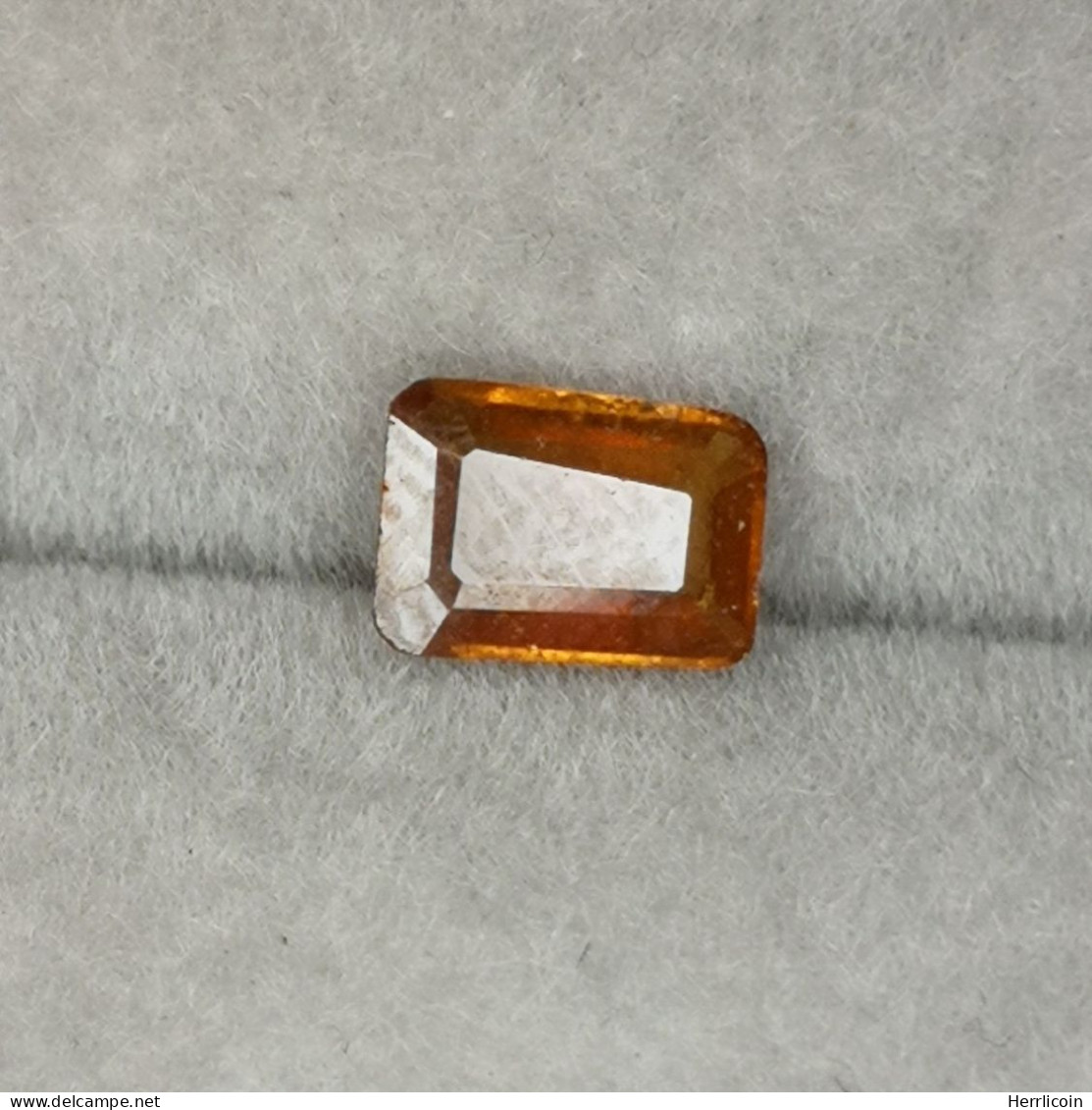 Grenat Hessonite Naturel Du Sri Lanka - Octogone 0.90 Carat - 6.8 X 4.9 X 2.4 Mm - Sonstige & Ohne Zuordnung