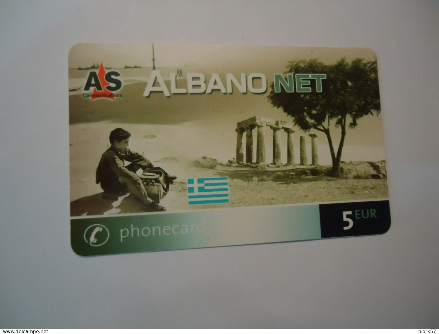 ALBANIA  GREECE  MINT PREPAID CARDS FOR  ALBANIA - Albanië