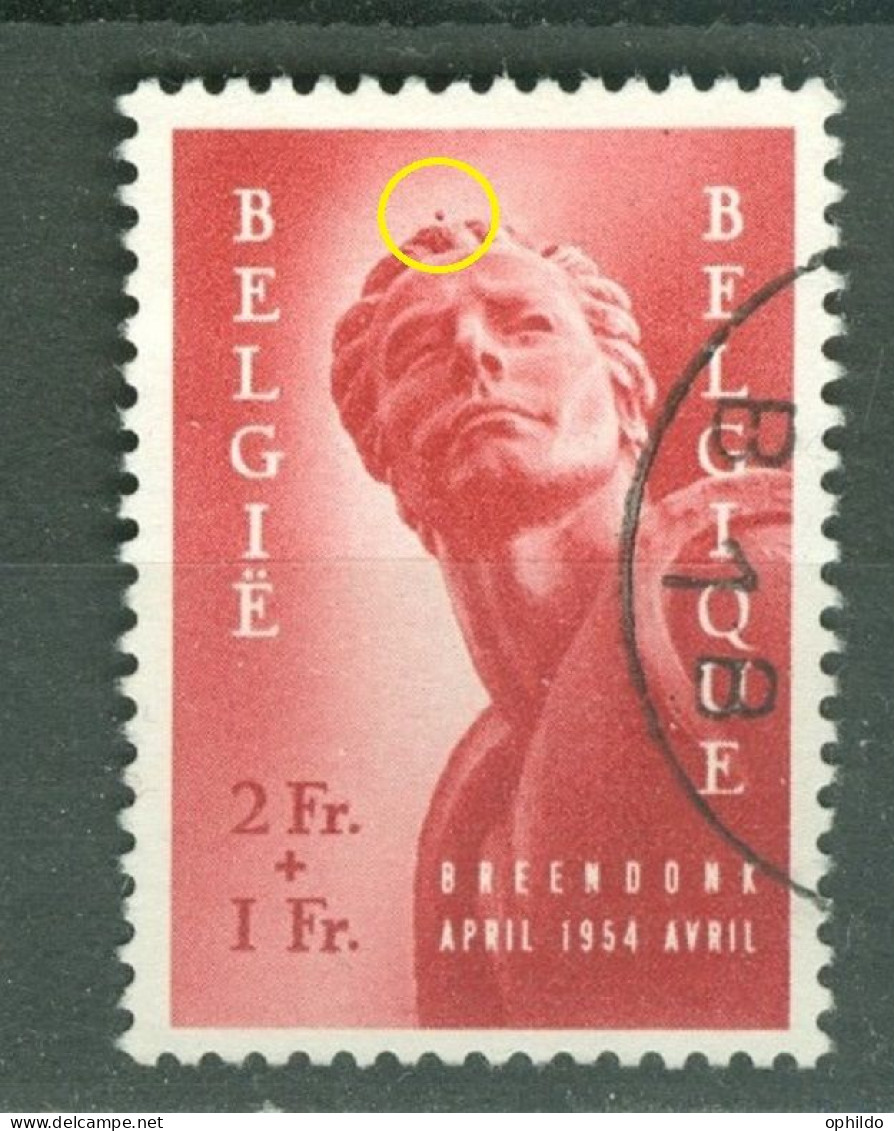 Belgique  943 LV2   Ob TB  Point Au Dessus De La Tete   - 1931-1960