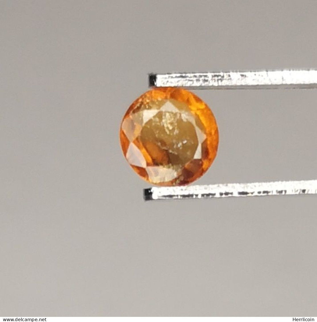 Grenat Hessonite Gemme Naturelle Du SRI-LANKA - Rond 0.76 Cts - 5 X 3 Mm - Sonstige & Ohne Zuordnung