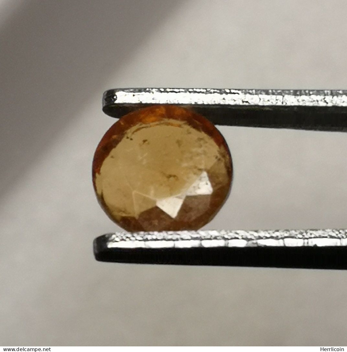 Grenat Hessonite Naturel Du SRI-LANKA - Rond 0.69 Carat - 5 X 2.6 Mm - Andere & Zonder Classificatie