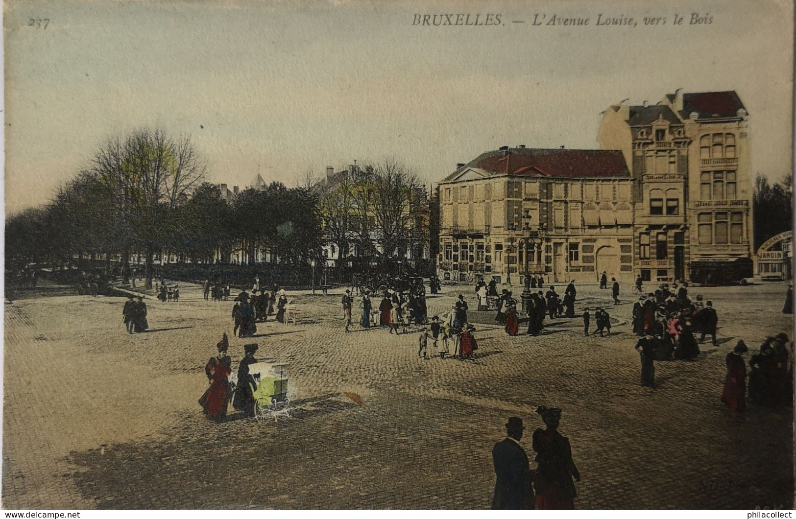 Bruxelles // Avenue Louise Vers Le Bois 19?? - Avenues, Boulevards