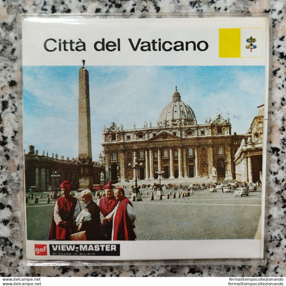 Bp84 View Master  Citta' Del Vaticano 21 Immagini Stereoscopiche Vintage - Stereoskope - Stereobetrachter