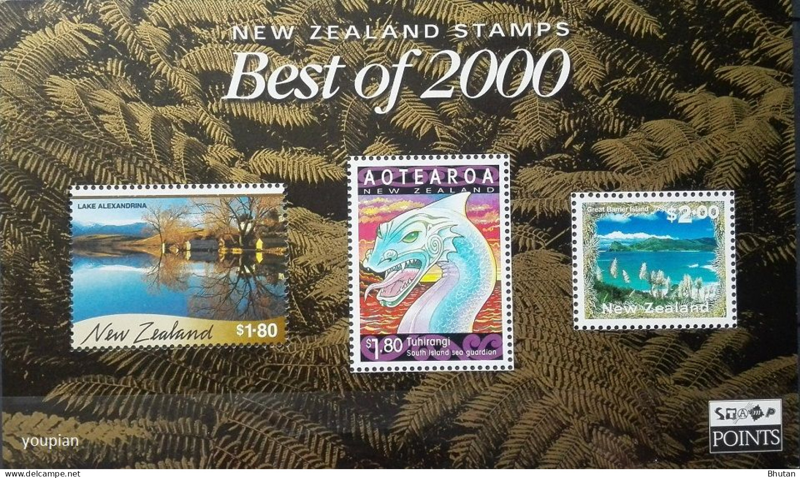 New Zealand 2000, New Zealand Stamps - Best Of 2000, MNH S/S - Nuevos