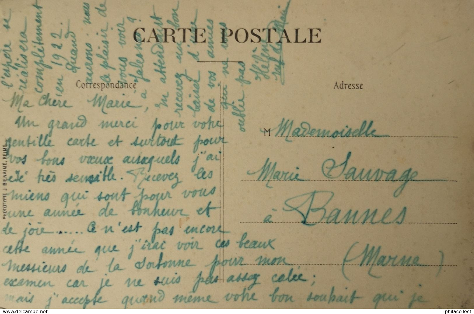 Passy Froyennes // Pensionnat De L' A Ge Gardien - Salle D' Etude 1922? - Other & Unclassified