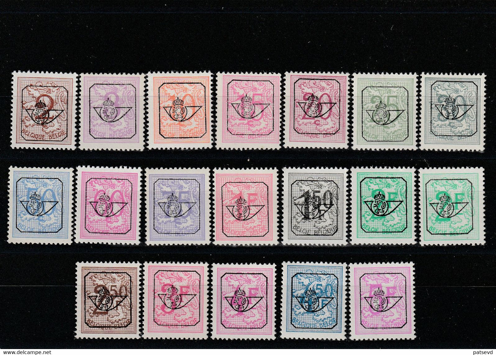 Preo  780/798 Serie No 60 ** - Typos 1967-85 (Lion Et Banderole)