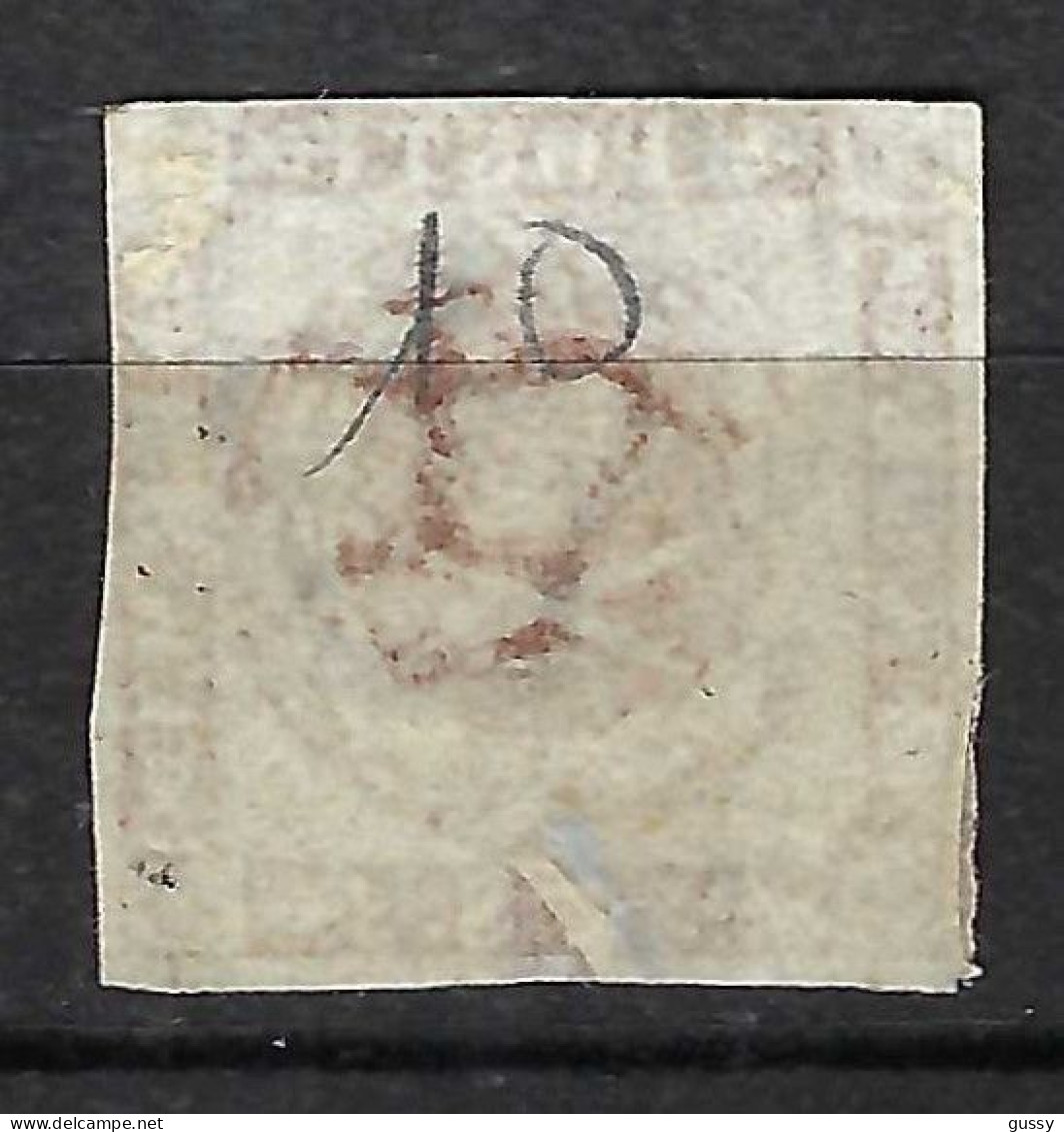 DANEMARK Ca.1858-63: Le Y&T 8, Fond Ondulé - Usado