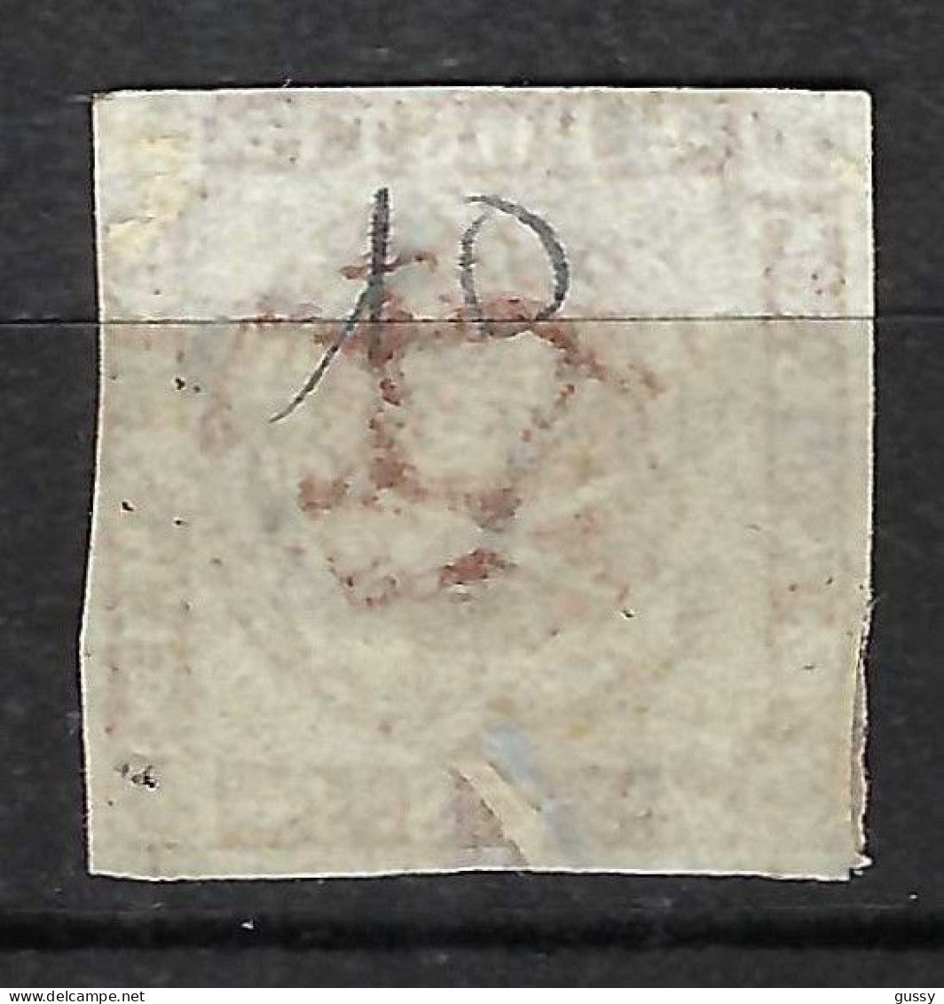 DANEMARK Ca.1858-63: Le Y&T 8, Fond Ondulé - Used Stamps