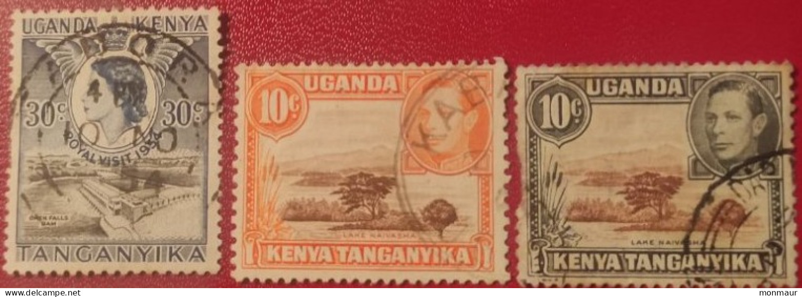 GRAN BRETAGNA KENYA-UGANDA-TANGANIKA 1938-1954 - Oeganda (...-1962)