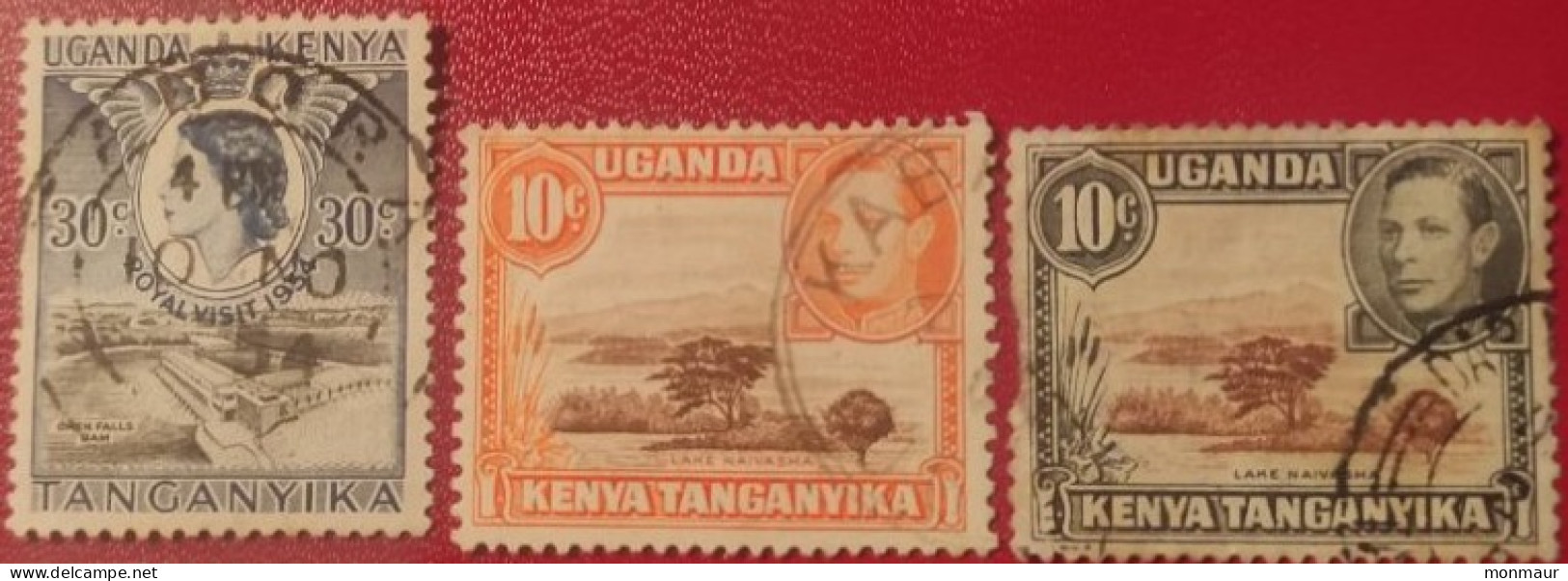 GRAN BRETAGNA KENYA-UGANDA-TANGANIKA 1938-1954 - Ouganda (...-1962)