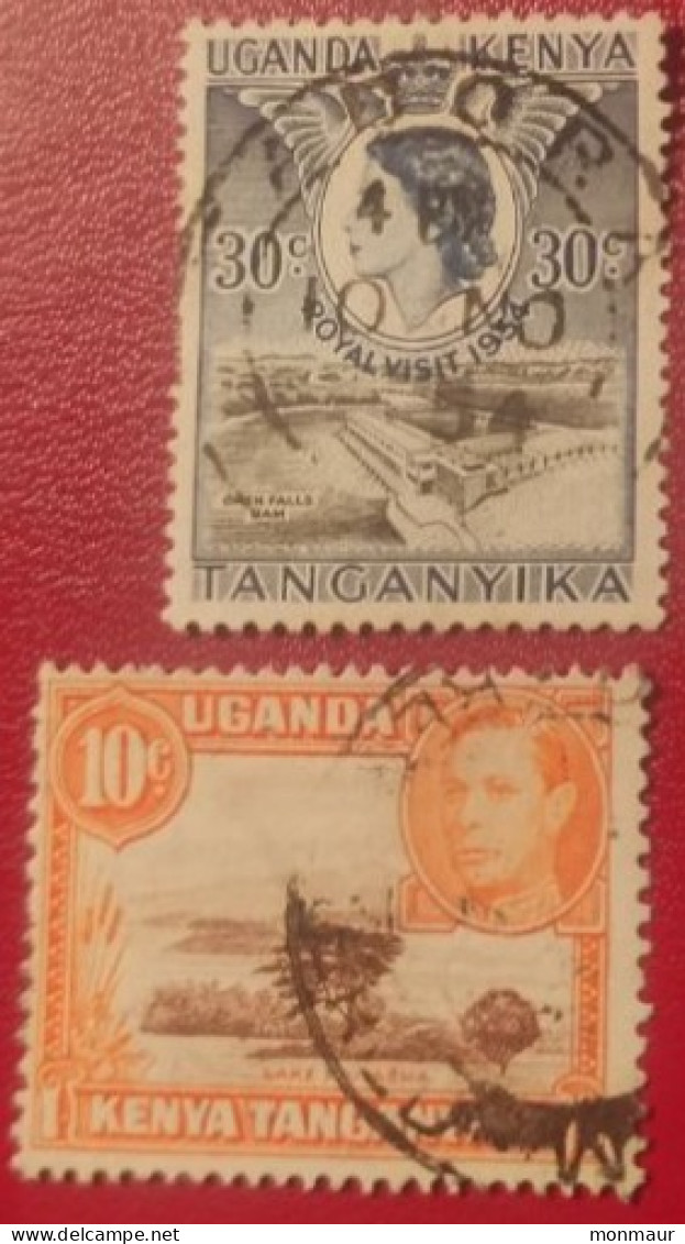 GRAN BRETAGNA KENYA-UGANDA-TANGANIKA 1938-1954 - Oeganda (...-1962)