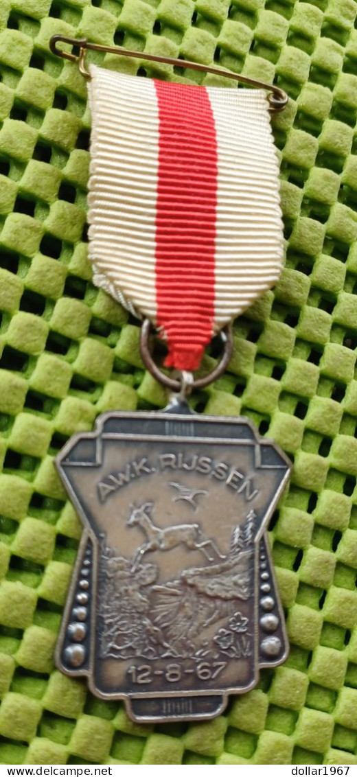 Medaille - A.W.K Rijssen 12-8-1967  -  Original Foto  !!  Medallion  Dutch - Sonstige & Ohne Zuordnung