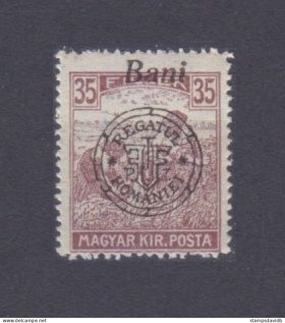 1919 Hungary New Romania 35 II Overprint - Hungary # 198 - Ungebraucht