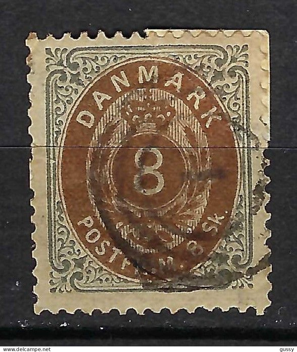 DANEMARK Ca.1870: Le Y&T 19 Obl., Forte Cote - Usado