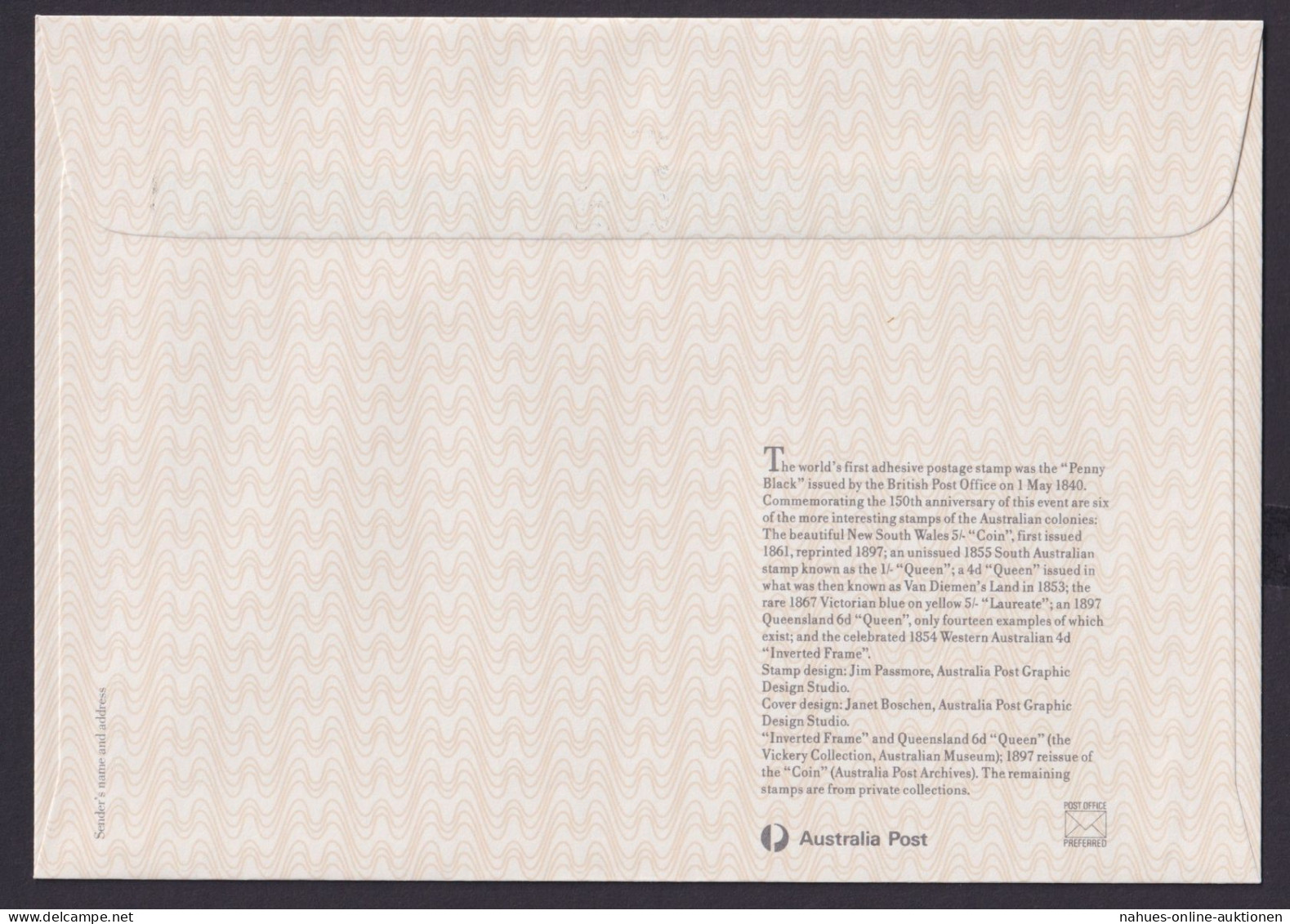 Australien Brief Queen Victoria 150 Jahre Zusammendruck Marken Kolonien - Verzamelingen