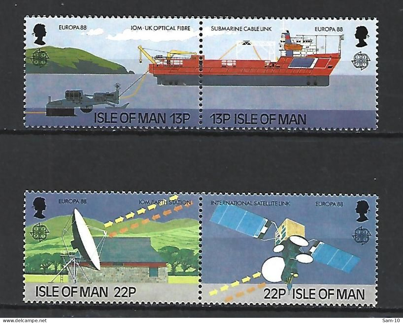 Timbre De Europa Neuf ** Ile De Man N 367 / 370 - 1988