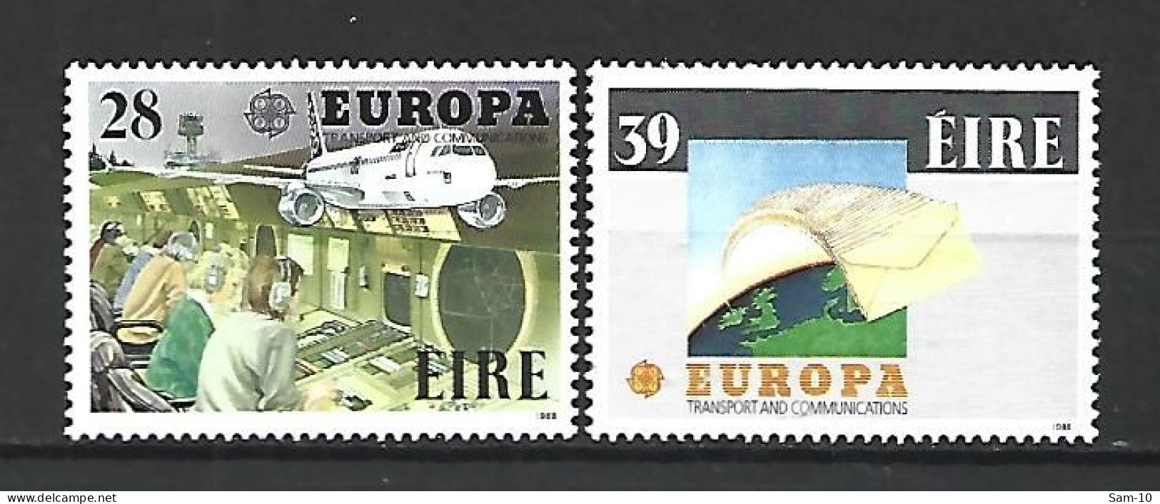 Timbre De Europa Neuf ** Irlande N 653 / 654 - 1988