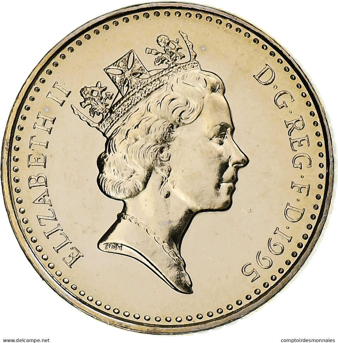 Grande-Bretagne, Elizabeth II, 5 Pence, 1995, Londres, Série BU, Du - 5 Pence & 5 New Pence