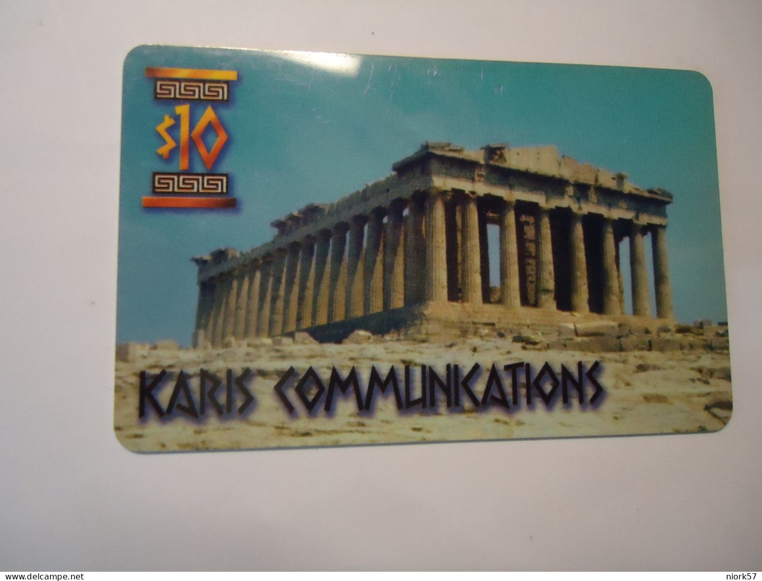 GREECE  UNITED STATES    USED  CARDS  GREEK  THEME  ACROPOLE  ATHENS - Grecia