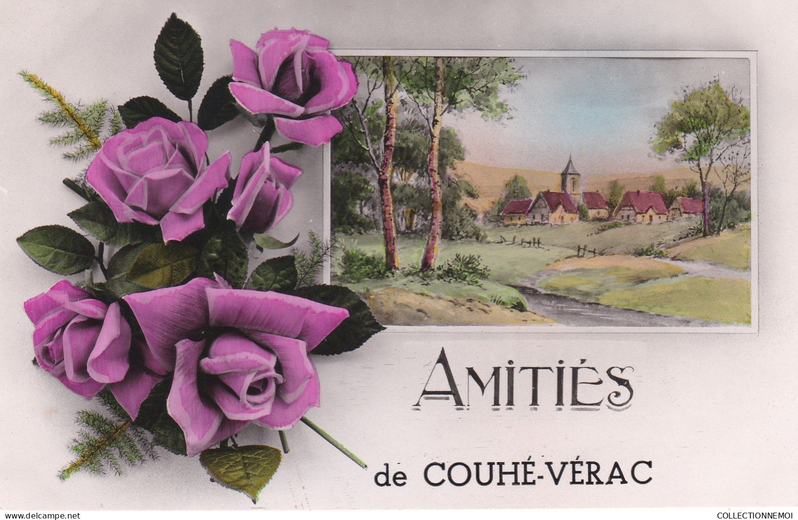 COUHE VERAC 2 Cartes Postales Anciennes - Couhe