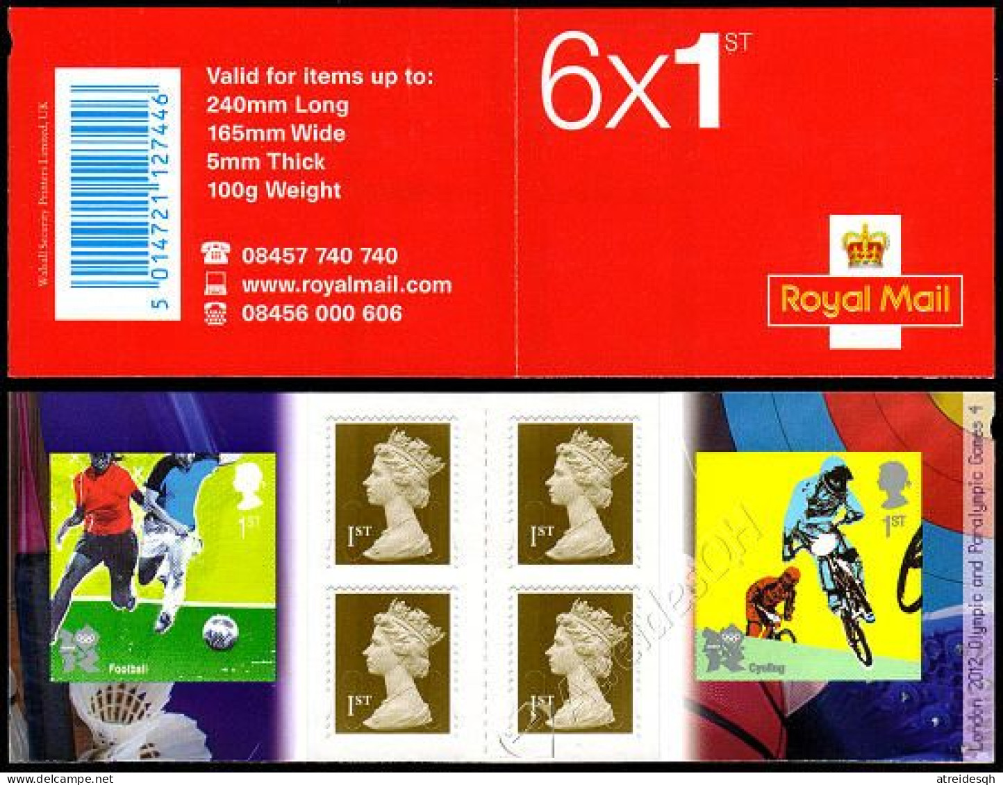 [Q] Gran Bretagna / Great Britain 2010: Libretto Sport Olimpiadi Londra 2012 N.4 / London 2012 Olympic Games 4 Booklet** - Zomer 2012: Londen