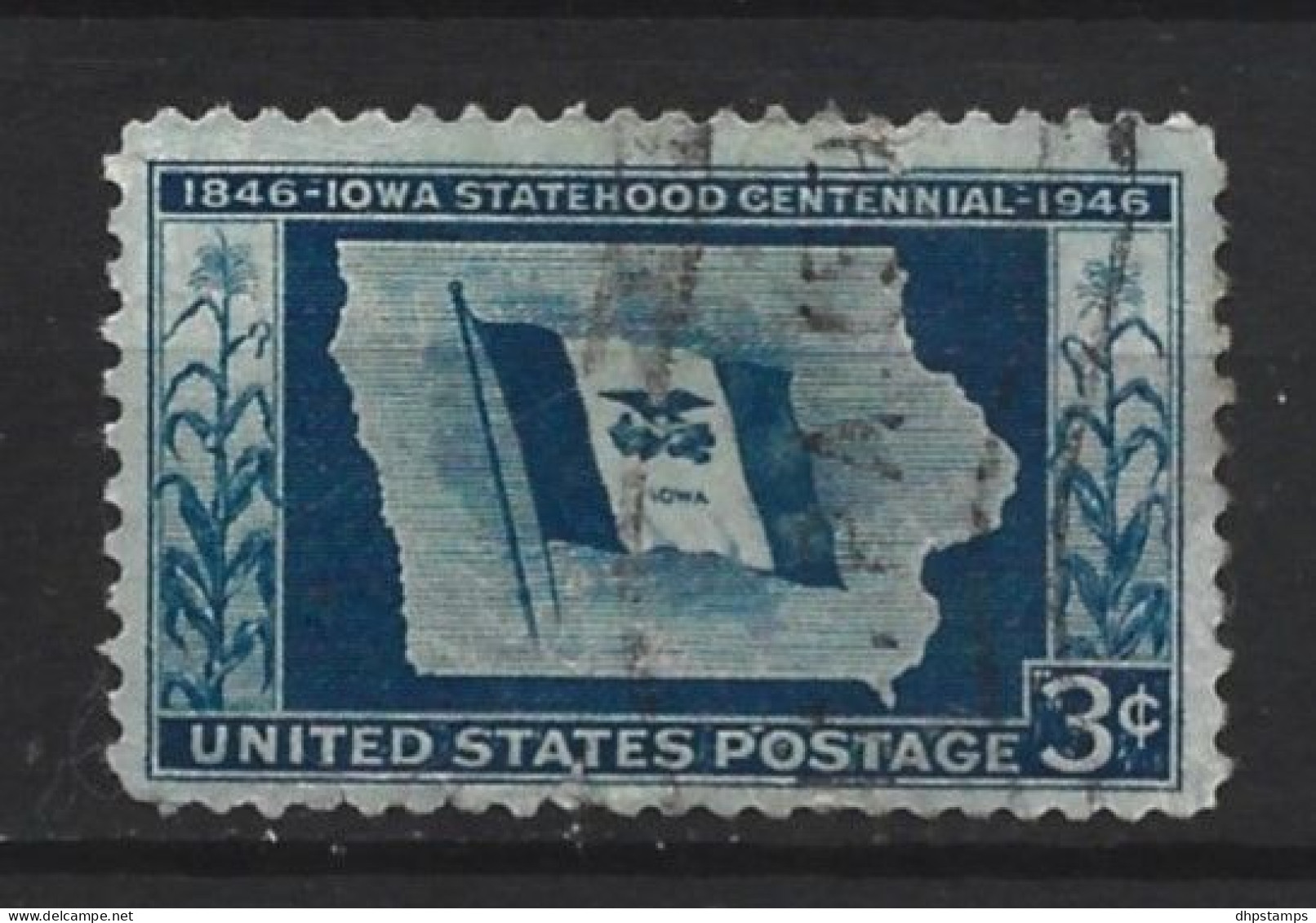 USA 1946  Iowa Statehood Y.T. 494 (0) - Usados