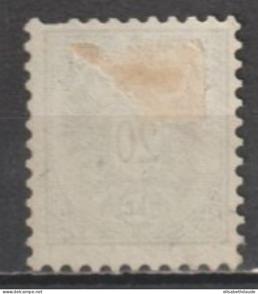 AUTRICHE - 1883 - YVERT N°44 (*) NEUF SANS GOMME 1 DENT COURTE - COTE = (80) EUR. - Nuevos