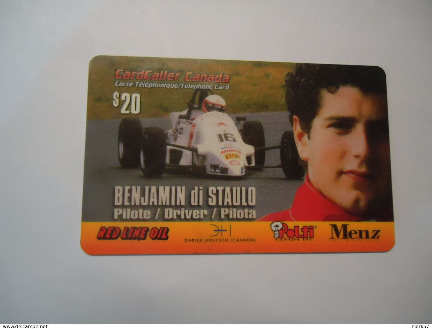 CANADA  USED    CARDS  CARS CAR  FORMULA BENJAMIN SAULO - Auto's