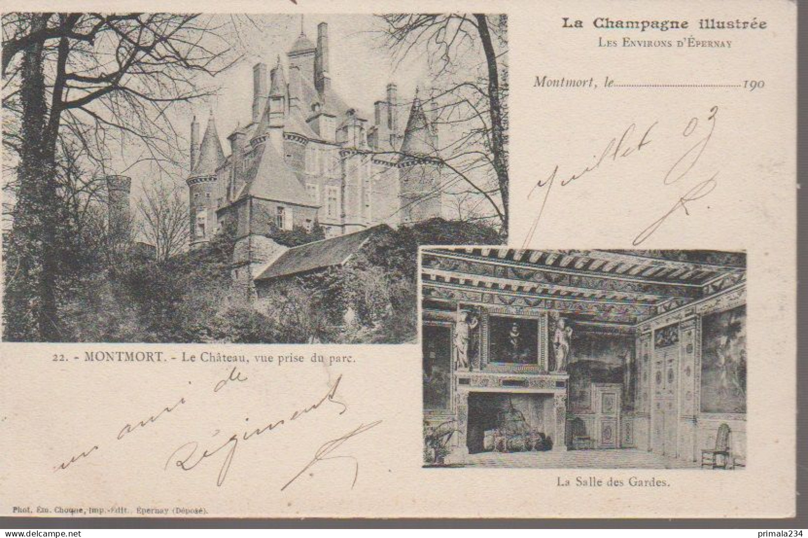 MONTMORT LUCY - LE CHATEAU - Montmort Lucy