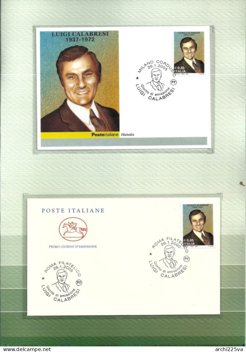 - ITALIA 2005 - FOLDER - CALABRESI - In Vendita Al FACCIALE - Cat. ? € - - Folder