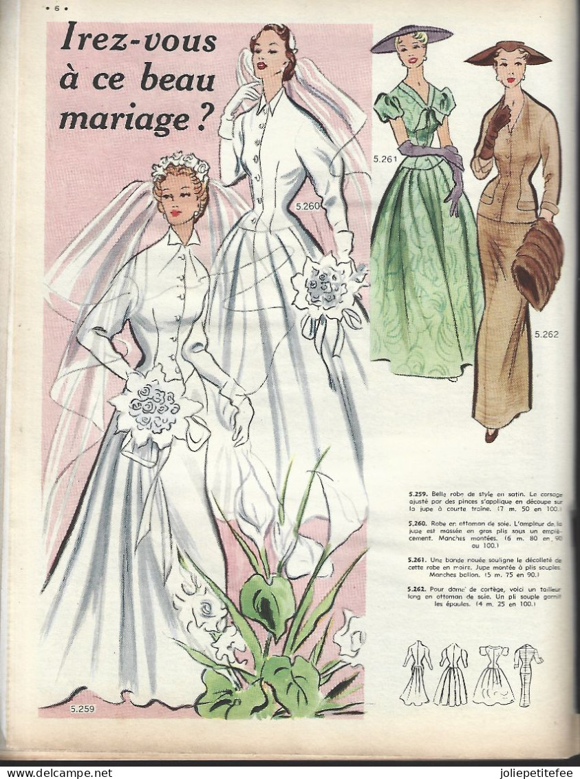 N°47 - 1955.  L'ECHO DE LA MODE.   10 Manteaux, Irez-vous à Ce Beau Mariage. - Lifestyle & Mode