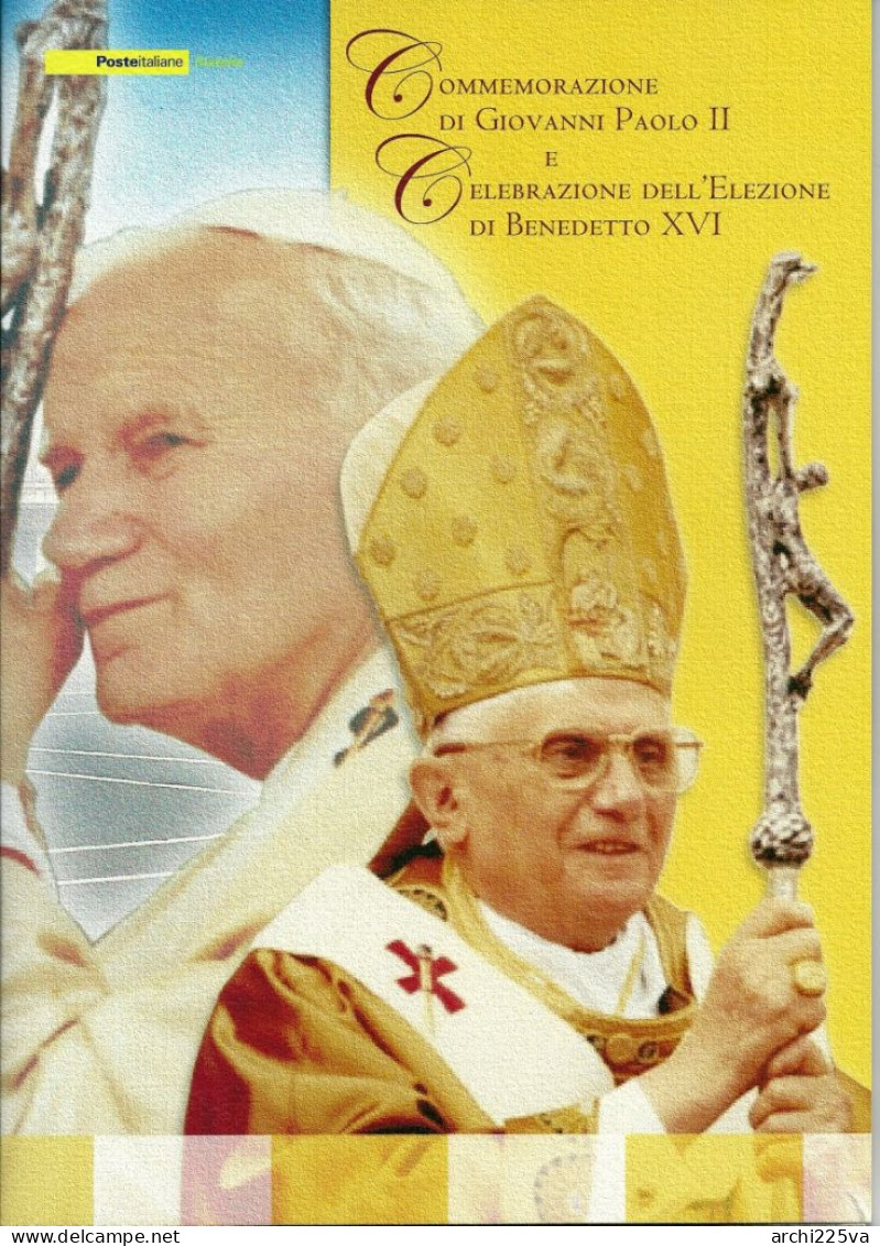 - ITALIA 2005 - FOLDER - Papa GIOVANNI PAOLO II E BENEDETTO XVI - In Vendita Al FACCIALE - Folder