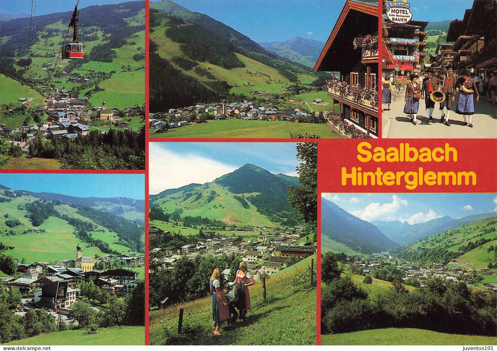 CPSM Saalbach Hinterglemm-Multivues     L2644 - Saalbach