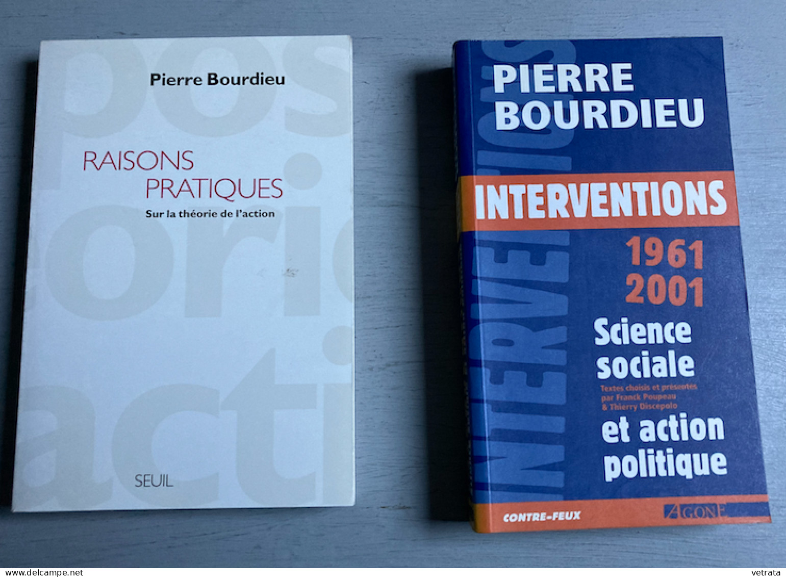 Pierre Bourdieu : 6 Livres & 2 Revues = Qestions De Sociologie/Les Règles De L’art/Interventions/Choses Dites/Le Sens Pr - Loten Van Boeken