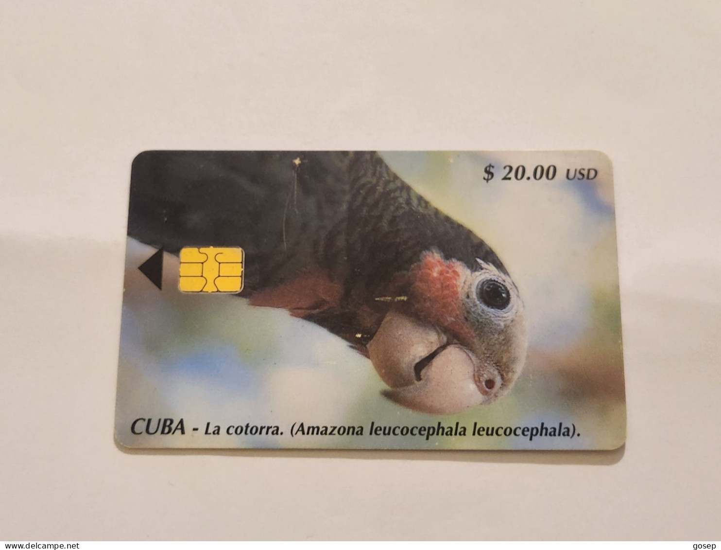 CUBA-(CU-ETE-0139)-La Cotorra-(28)-($20)-(0004998621)-used Card+1card Prepiad Free - Kuba