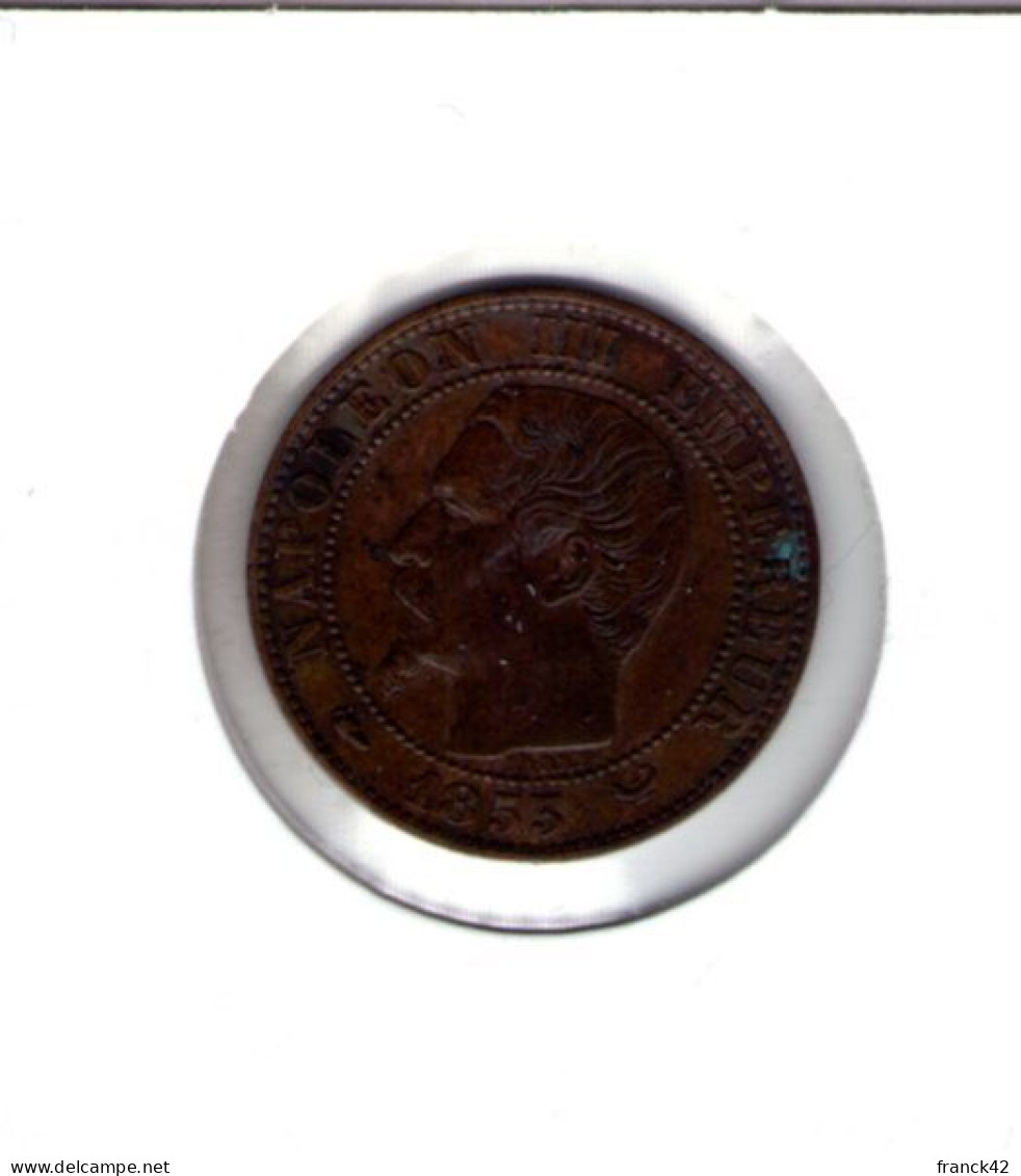 France. Napoléon III. Visite De La Bourse De Lille. Module De 5 Centimes - 5 Centimes