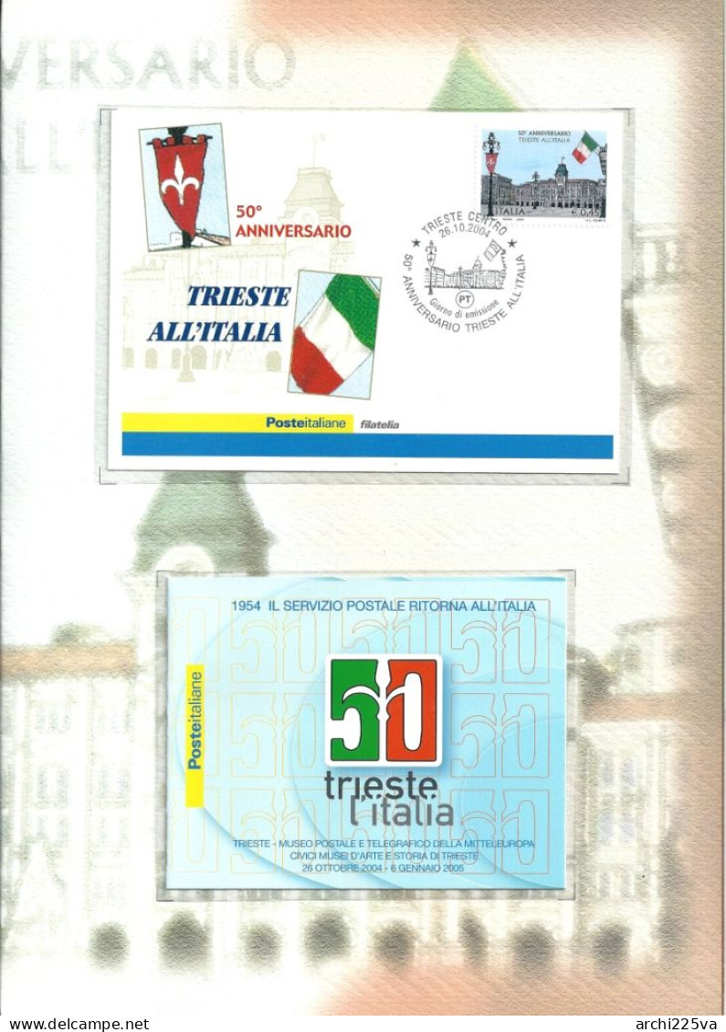 -  ITALIA 2004 - FOLDER - 50° TRIESTE - In Vendita Al FACCIALE - Cat. ? € - Folder