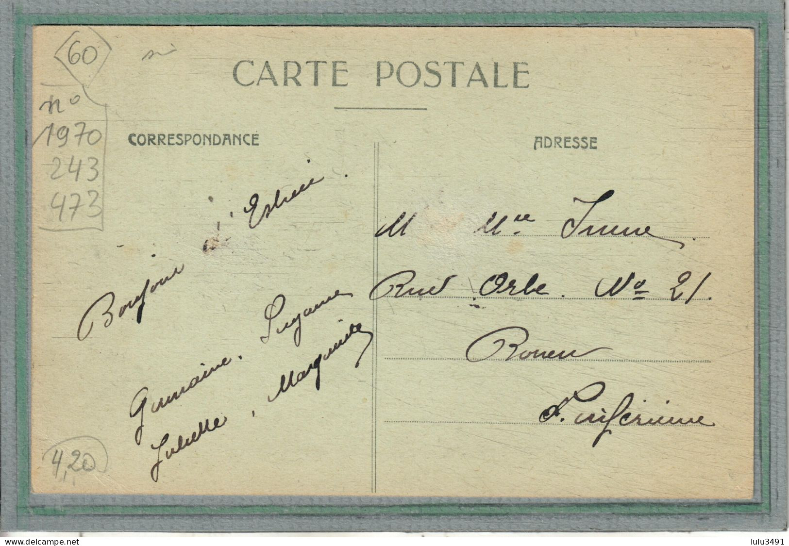 CPA - ESTREES-SAINT-DENIS (60) - Aspect De La Gare En 1923 - Estrees Saint Denis