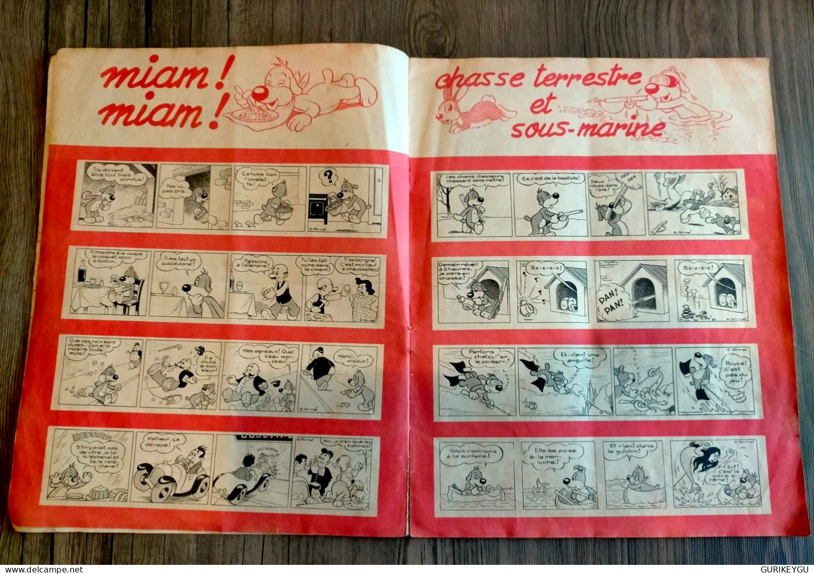 RARE Les Aventures De Pif Le Chien N° 2 . 734 Du 20/06/1953 Supplément De L'Humanité - Pif & Hercule