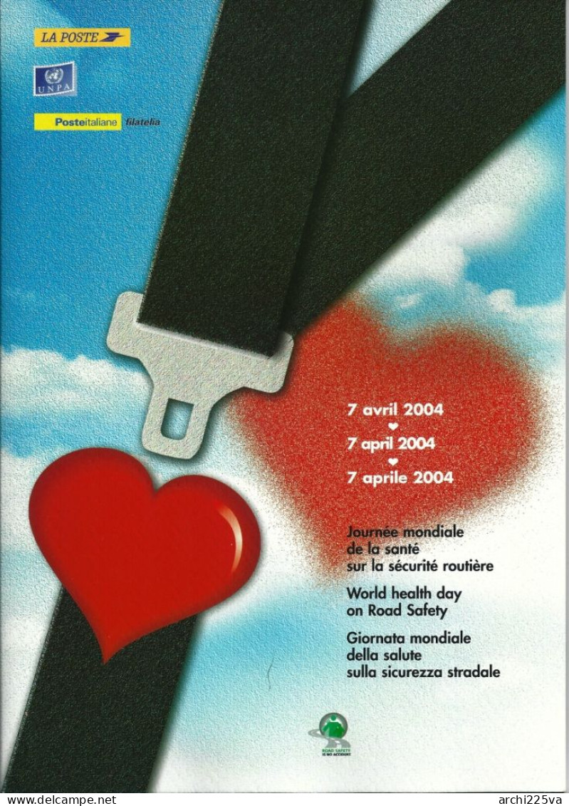 - ITALIA 2004 - FOLDER - Sicurezza STRADALE - In Vendita Al FACCIALE - Folder