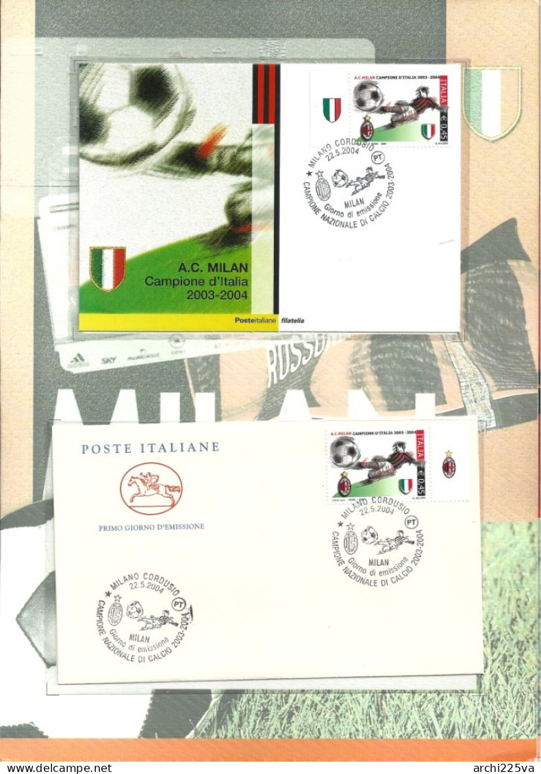 - ITALIA 2004 - FOLDER - MILAN - In Vendita Al FACCIALE - Calcio - - Folder