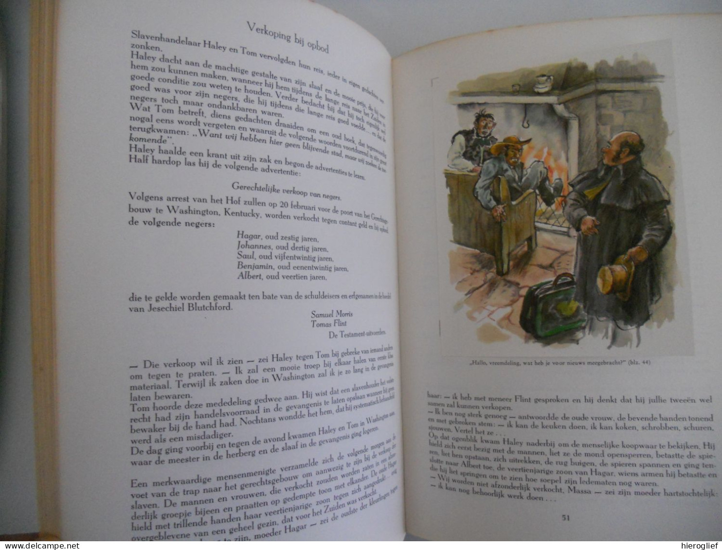 DE HUT VAN OOM TOM Album Artis ALLE CHROMO'S 1958 Harriet Beecher-Stowe bewerking J Voellmy illustraties Hugo Laubi