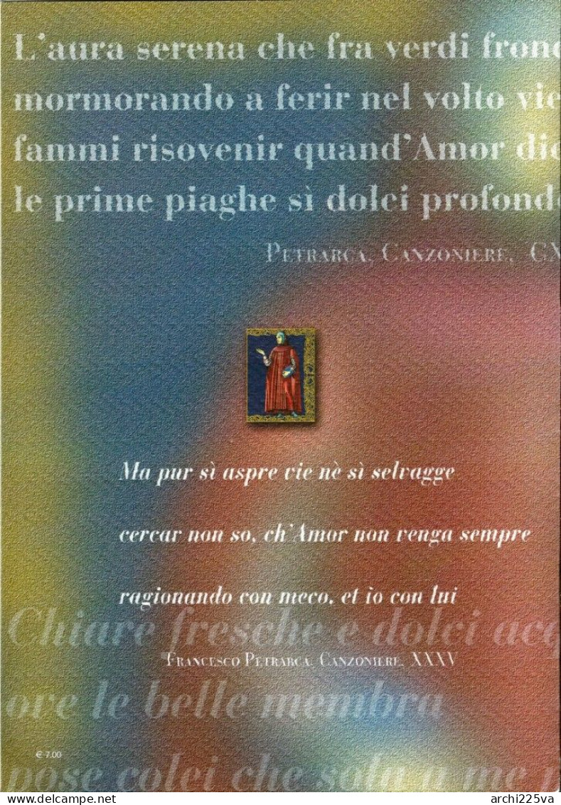 - ITALIA 2004 - FOLDER - PETRARCA - In Vendita Al FACCIALE - Cat. ? € - Folder