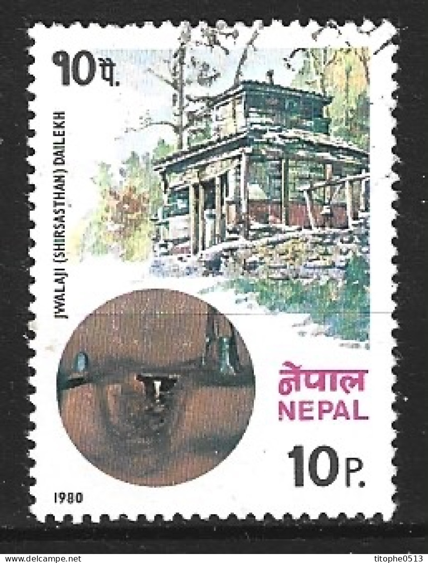 NEPAL. N°371 Oblitéré De 1980. Temple Hindou. - Hinduismus