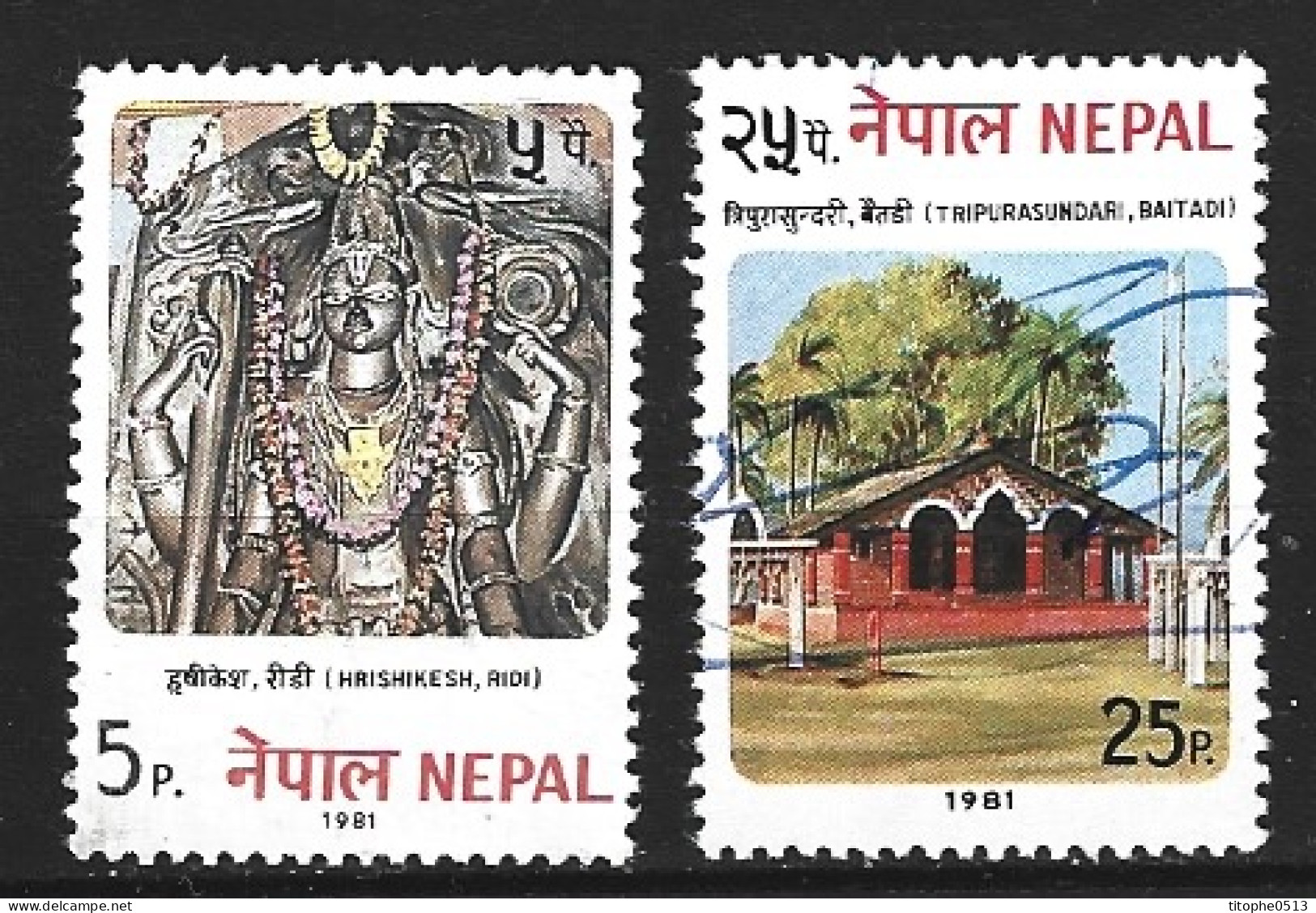 NEPAL. N°384-5 Oblitérés De 1981. Tourisme. - Nepal