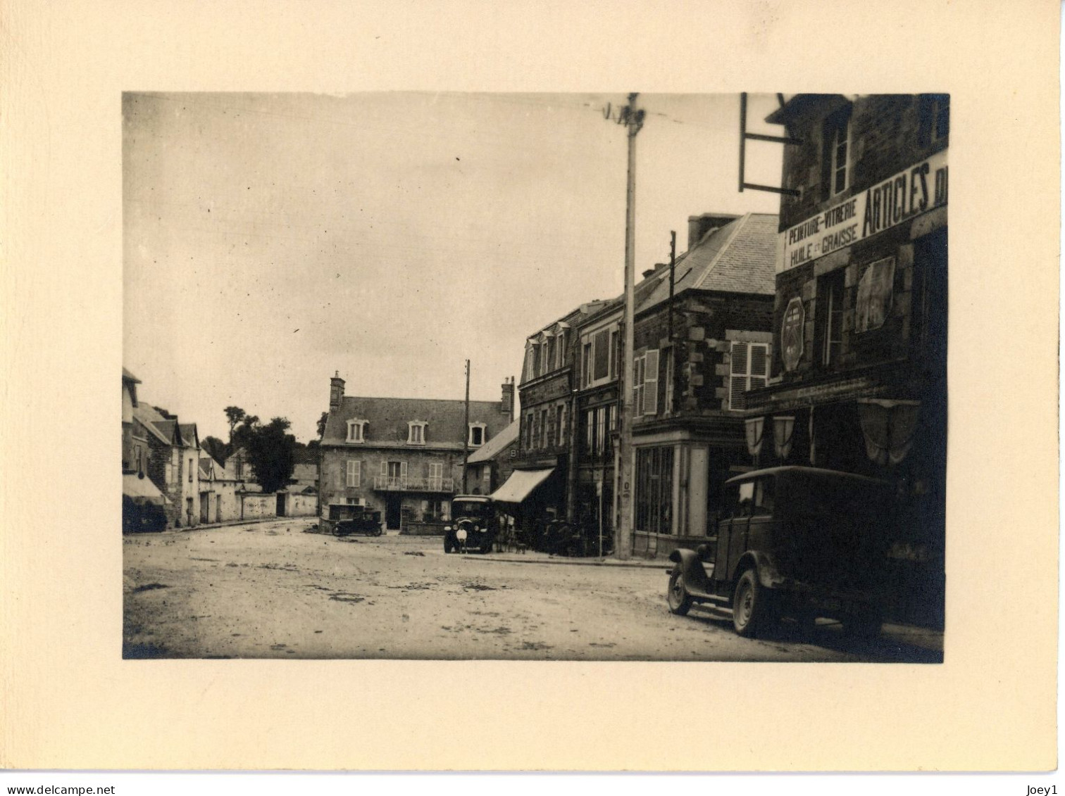 Photo De Bréhal, Département De La Manche Années 1920 Format 13/18 - Plaatsen