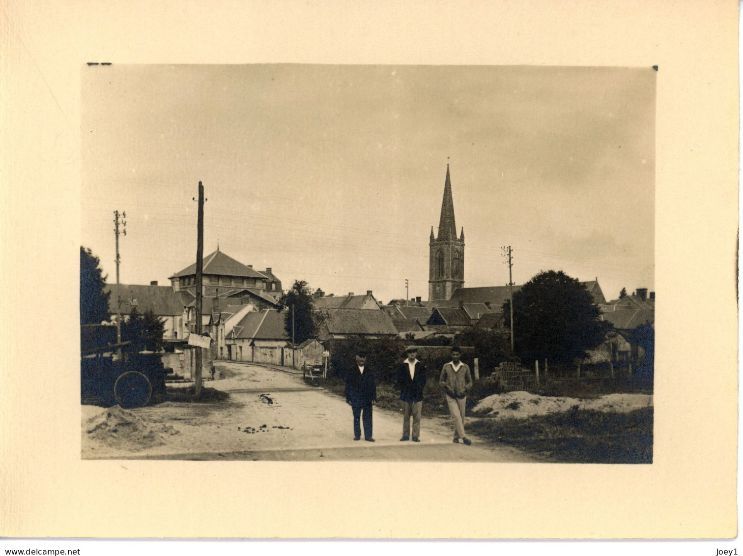 Photo De Bréhal, Département De La Manche Années 1920 Format 13/18 - Places