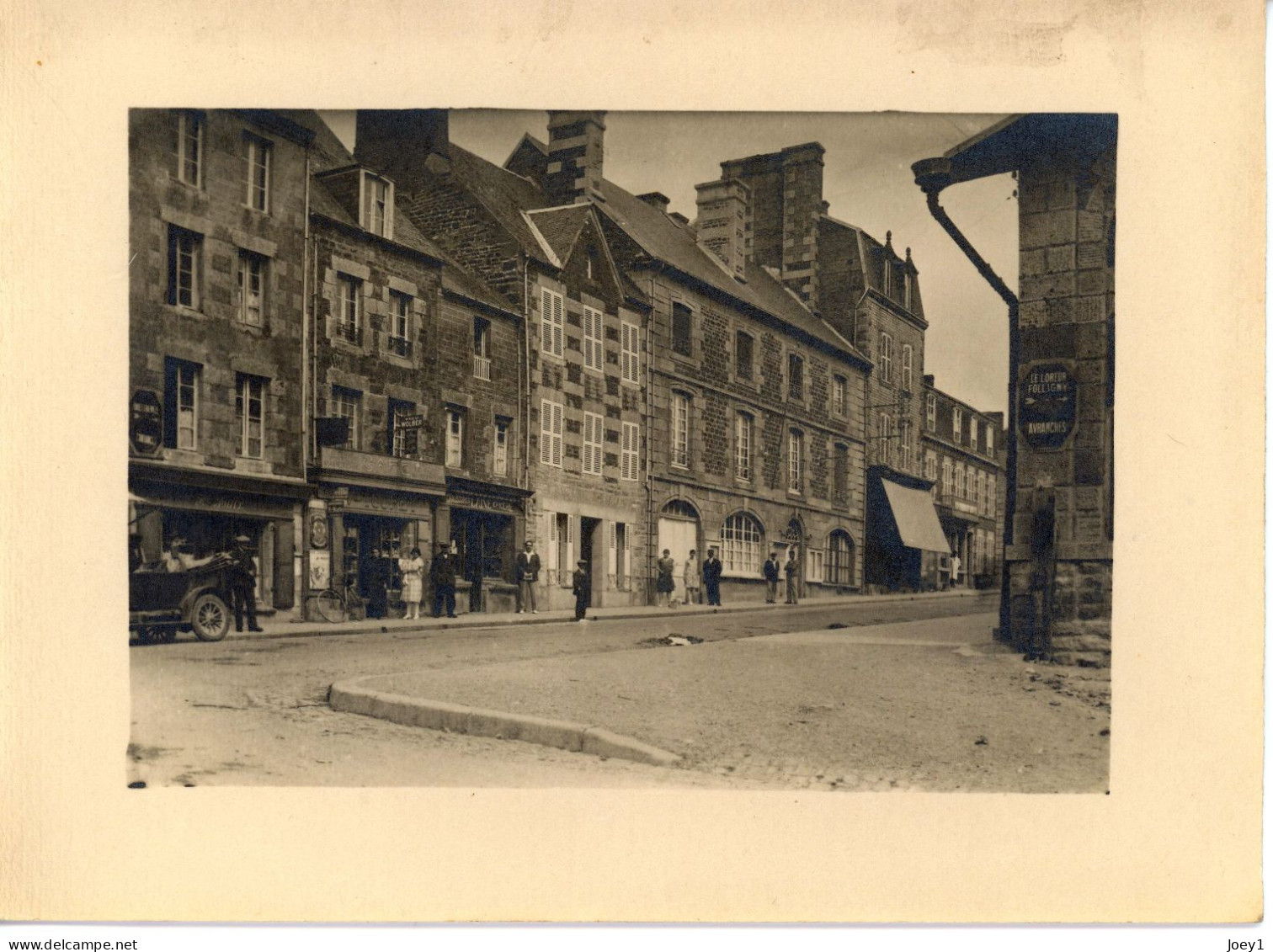 Photo De Bréhal, Département De La Manche Années 1920 Format 13/18 - Plaatsen
