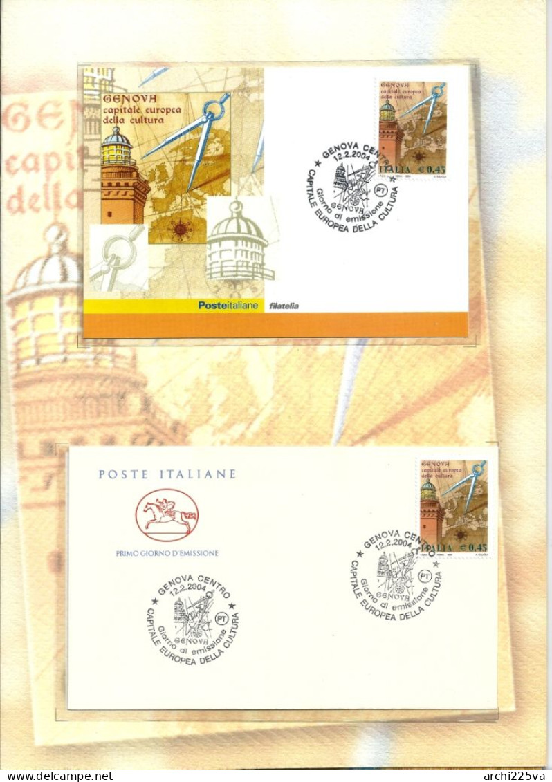 - ITALIA 2004 - FOLDER - GENOVA - In Vendita Al FACCIALE - Cat. ? € - Folder